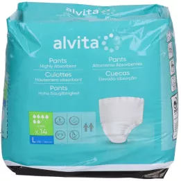 ALVITA Pants pour incontinence super large, 14 pièces