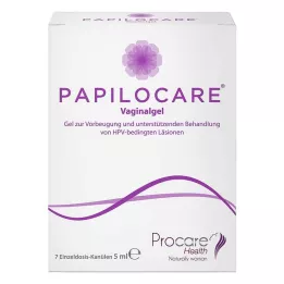 PAPILOCARE Gel vaginal, 7X5 ml