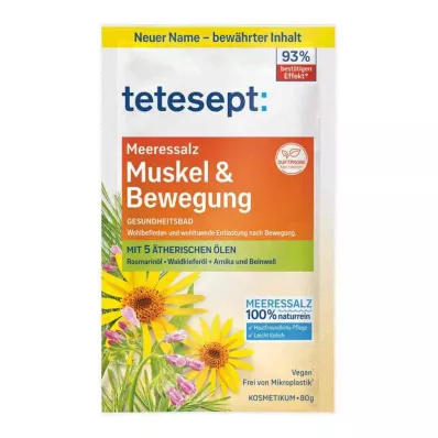Tetesept Sel Marin Muscle & Mouvement (80 g) Tetesept Sel Marin Muscle & Mouvement (80 g)