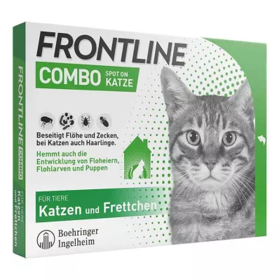 FRONTLINE Combo Spot on Lait pour application cutanée pour chats, 3pcs