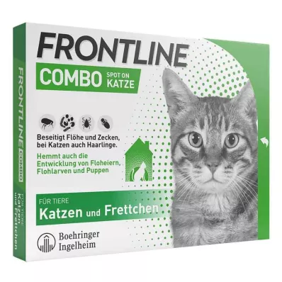 FRONTLINE Combo Spot on Lait pour application cutanée pour chats, 6pcs