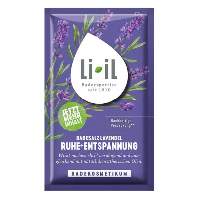 LI-IL Sel de bain à la lavande Calme+Détente, 80 g