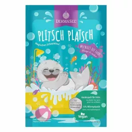 DERMASEL Lait moussant pour enfants Plitsch Platsch de la Mer Morte, 2X15 ml