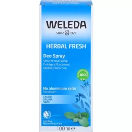 WELEDA Herbal Fresh Déodorant spray à la sauge, 100 ml