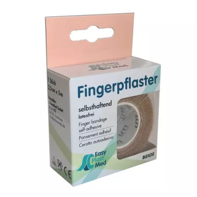 UM Pansement pour doigts Easyplast fait maison 2,5 cmx5 m beige, 1 pièce
