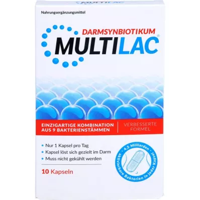 MULTILAC Synbiotique intestinal gélules gastro-résistantes, 10 gélules