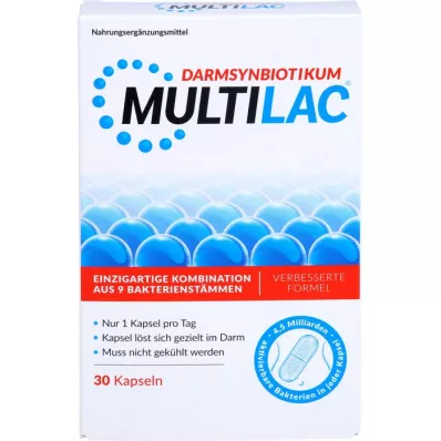 MULTILAC Synbiotique intestinal, gélules gastro-résistantes, 30 gélules