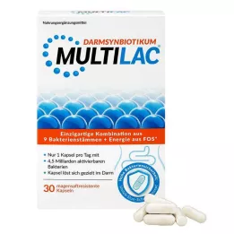 MULTILAC Synbiotique intestinal, gélules gastro-résistantes, 30 gélules
