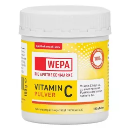 WEPA Poudre de vitamine C, boîte de 100 g
