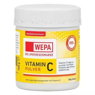 WEPA Poudre de vitamine C, boîte de 100 g
