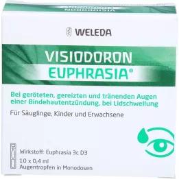 VISIODORON Gouttes pour les yeux Euphrasia, 10X0.4 ml