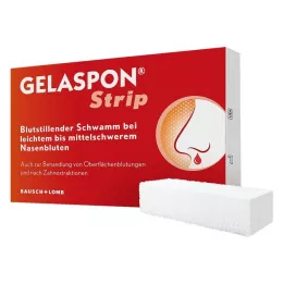 GELASPON Éponge gélatineuse Strip 1x1x4 cm, 4 pces