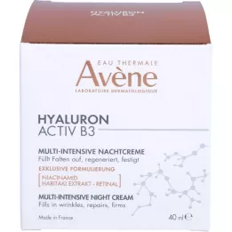 AVENE Crème de nuit Multi-Intensive Hyaluron Activ B3, 40 ml