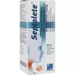 SEPTOLETE 1,5mg/ml + 5mg/ml en solution buccale, 30 ml