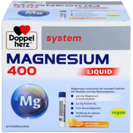 DOPPELHERZ Magnésium 400 Liquid system ampoule buvable, 30 pcs