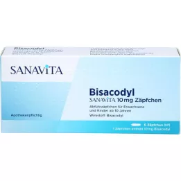BISACODYL SANAVITA Suppositoire de 10 mg, 6 pces