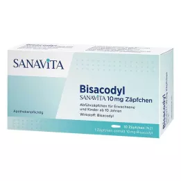 BISACODYL SANAVITA 10 mg Suppositoire, 10 pces
