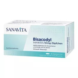 BISACODYL SANAVITA Suppositoire de 10 mg, 30 pièces