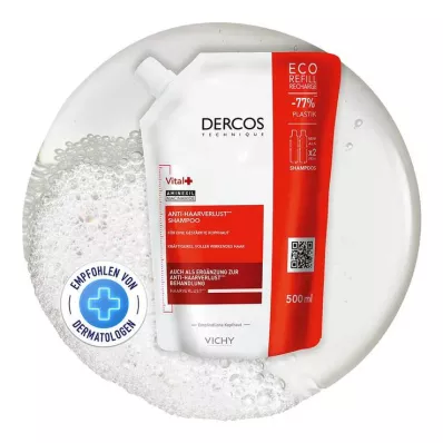 VICHY DERCOS Shampooing Vital+Recharge, 500 ml