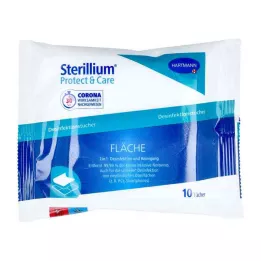 STERILLIUM Protect &amp; Care Surface Lingettes désinfectantes, 10 pces