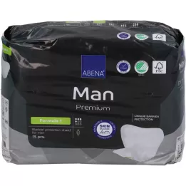 ABENA Man Premium formula 1 coussinets, 15 pièces