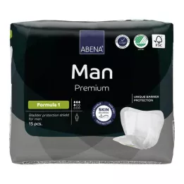 ABENA Man Premium formula 1 coussinets, 15 pièces