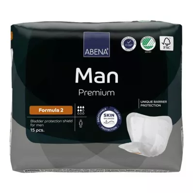 Abena Man Premium formule 2 semelles intérieures, 15 pc