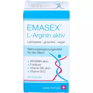 EMASEX Gélules de L-arginine active, 90 gélules