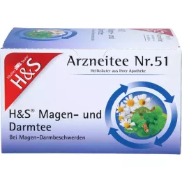 H&amp;S Tisane pour lestomac et lintestin, sachets filtres, 20X2.0 g