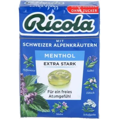 RICOLA o.Z.Box Bonbons au menthol extra fort, 50 g