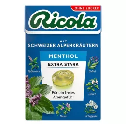 RICOLA o.Z.Box Bonbons au menthol extra fort, 50 g