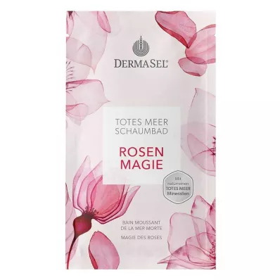 DERMASEL Bain moussant Mer Morte Rose magique, 40 ml