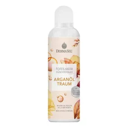 DERMASEL Mousse de douche à lhuile dargan de la mer Morte, 200 ml