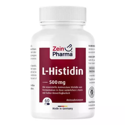 L-HISTIDIN 500 mg en gélules, 60 gélules