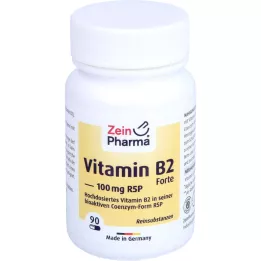 VITAMIN B2 FORTE 100 mg de R5P bioactif en gélules, 90 pc