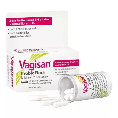 Vagisan Probioflora bactéries lactiques gélules, 8 pièces Vagisan Probioflora bactéries lactiques gélules, 8 pièces