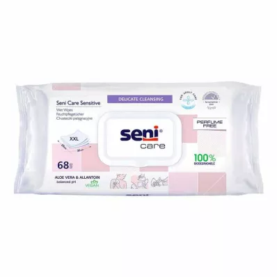 Lingettes humides sensibles Seni® Care, 68 pc Lingettes humides sensibles Seni® Care, 68 pc