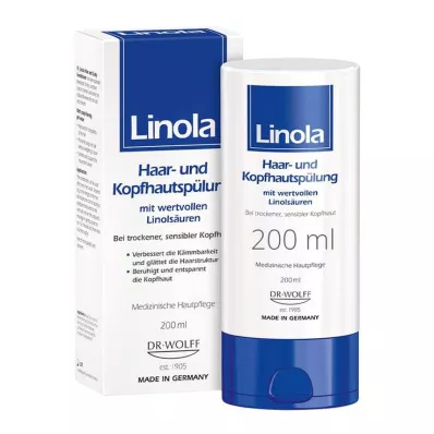 Revitalisant cheveux et cuir chevelu Linola, 200 ml