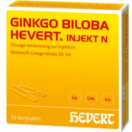 GINKGO BILOBA HEVERT ampoules injectables N, 10 pces