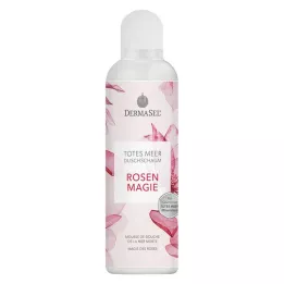DERMASEL Mousse de douche Mer Morte Rose magique, 200 ml
