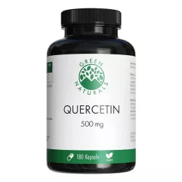 GREEN NATURALS Gélules de quercétine 500 mg à haute dose, 180 gélules