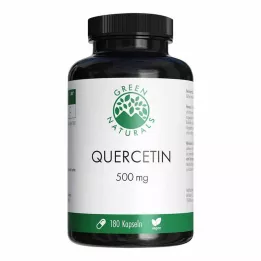 GREEN NATURALS Gélules de quercétine 500 mg à haute dose, 180 gélules