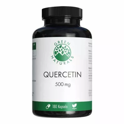 Green Naturals Quercétine 500 mg gélules à haute dose, 180 pièces Green Naturals Quercétine 500 mg gélules à haute dose, 180 pièces
