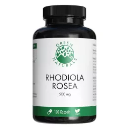 GREEN NATURALS Rhodiola Rosea 500 mg gélules à haute dose, 120 gélules