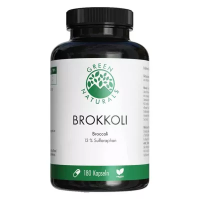 Green Naturals Brocoli + 13% Capsules végétaliennes Sulforaphane, 180 pc Green Naturals Brocoli + 13% Capsules végétaliennes Sulforaphane, 180 pc