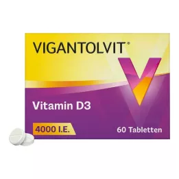 VIGANTOLVIT Comprimés de vitamine D3 4000 UI, 60 comprimés