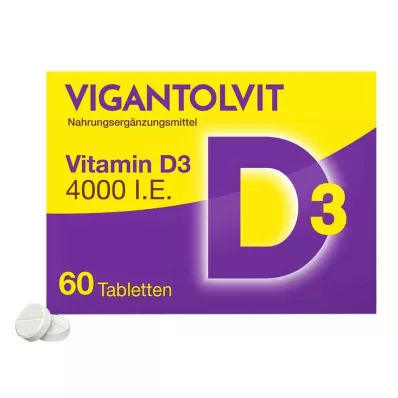 Vigantolvit 4 000 UI de comprimés de vitamine D3, 60 pc