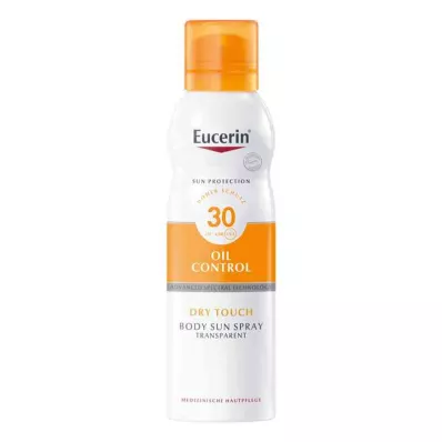 Eucerin Sun Oil Control Spray corporel au toucher sec LSF 30 (200 ml) Eucerin Sun Oil Control Spray corporel au toucher sec LSF 30 (200 ml)