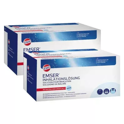 EMSER Solution pour inhalation, 2X60 pces