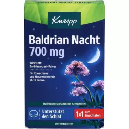 KNEIPP Valériane nuit 700 mg comprimés pelliculés, 30 pc